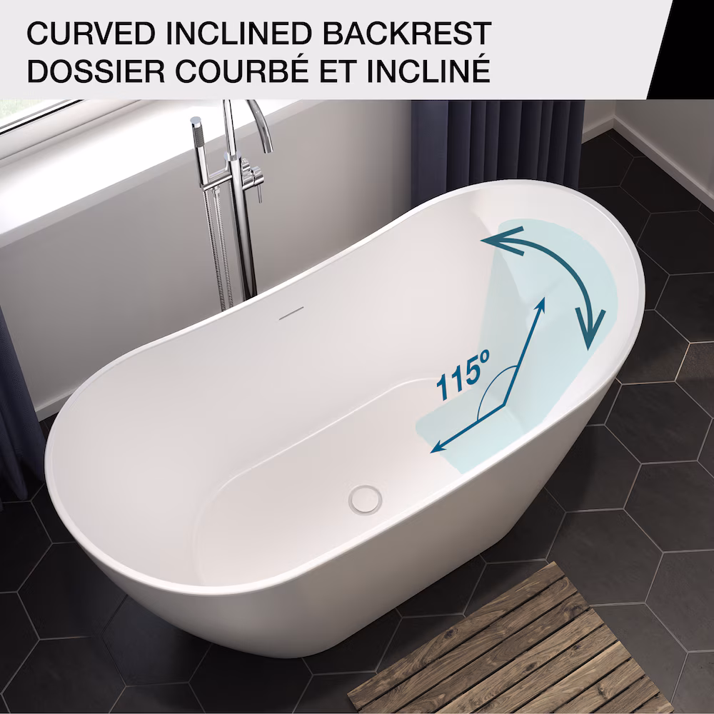 Elisse Freestanding Bathtub - Image 4